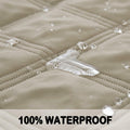 Waterproof Reversible Dog Blanket Leakproof 30x70 Brown Khaki Size 30x70