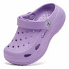 WOUEOI Toddler Garden Shoes Cartoon Slides Sandals Clogs Light Purple Size 8