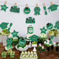JOYMEMO Graduation Party Centerpiece Sticks 24pcs Teal Black 2025