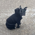 LifeWheel Pet Hoodie Fleece Jumpsuit Winter Warm Cotton Black + Pink Size S M L