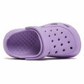 WOUEOI Toddler Garden Shoes Cartoon Slides Sandals Clogs Light Purple Size 8