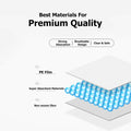Ubierta Black Plastic Meat Trays with Absorbent Pads 8x5x1.3in 10 Sets