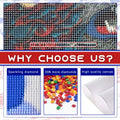 Focart Wolf Diamond Painting Kit 12x12 DIY Round Crystal Rhinestone Art