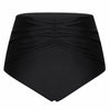 Hanna Nikole Women's High Waisted Tummy Control Bikini Bottom Black