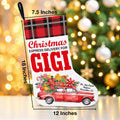 TSUYAWU Gigi Christmas Stocking Holiday Decoration 18x12 Inch