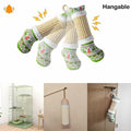 FuneeTop Interactive Cat Kicker Toy Stocking Shape 12'' Natural Sisal Red