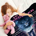 Yutrrpe Daughter Gift Blanket from Dad Lightweight Flannel for Bed & Sofa 60X50
