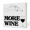 Bar Desk Decor Wooden Box Sign Wine Lover Gifts Home Kitchen Dining Room
