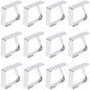 YASUOA Stainless Steel Dining Tablecloth Clips Heavy Duty 12 Pieces