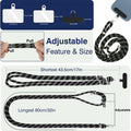 LOHASICDESIGN Universal Adjustable Detachable Phone Lanyard Pink 31.5in