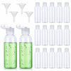 PSPIKXEG 10 Pack 3.4 OZ Clear Leak Proof Travel Bottles Transparent