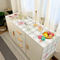 Watercolour Linen Easter Table Runner Spring Holiday Decor 13x72 Inch
