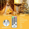 ROADAYLY 65.6FT 180 LED Halloween Fairy Lights Orange Purple Green Wire