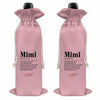 Mimi Wine Gift Bag Grandma Gifts Pink Birthday Mother's Day