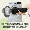 ITSOFT Plush Bathroom Rug 47x21 Gray Absorbent Non Slip Machine Washable