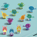 Klever Kits Easter Animal Egg Dye Kit 27 PCS Mermaid Dinosaur Unicorn