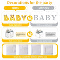 Onteftshop Baby Boxes with Letters 4 Clear White Blocks Baby Shower