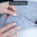 EROS Office Products Non-Slip Felt Desk Mat Light Gray Extra Large XL