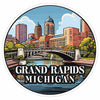 Grand Rapids Michigan 4in Waterproof Vinyl Sticker Decal Durable Aesthetic