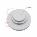 White Fiber Circular Tableware Storage Protective Cotton Pad Anti-Collision