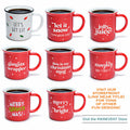 Naughty Christmas Coffee Mug 11oz Holiday Style Ceramic Cup