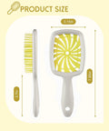 Detangler Brush Anti-Breakage Vented Bristle Mini Travel Lemon Hair Care