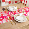 Joyfol Day Valentine's Red Love Heart Table Runner 13x72 Inches