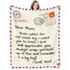 Poitvd Super Soft Flannel Throw Blanket for Mom Anniversary Gift White