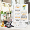 Hexagram Daughter Makeup Mirror with Lights Gift from Mom Birthday Christmas