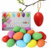 Festicy Easter Eggs Set 48 XXL 2025 with 6 Paints & 2 Brushes Durable Decor