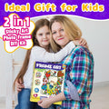 DoodleDoo DIY Acrylic Photo Frame Painting Craft Kit for Kids Ages 4-12