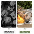 Grill Basket Outdoor Stainless Steel Rotating Bracket Small Size 1 Pack