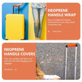 LIFKOME 2pcs Soft Neoprene Luggage Handle Wraps Comfortable Grip Covers
