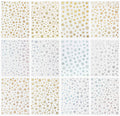 12 Sheets 3D Snowflake Nail Art Stickers Holographic Laser Gold Silver Xmas