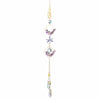 Venusorn Natural Crystal Flower Chains Purple - Window Décor Sun Catchers