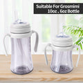 Grosmimi Replacement Straw 5-Pack with Cleaning Brush Clear Compatible