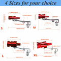 EOHMAK Turbo Sound Whistle Simulator Exhaust Muffler Pipe Red XL