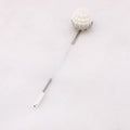 ccHuDE 50 Pcs Metal Brooch Pin Backings Safety Pin End Caps Gold