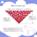 Big Brother Bandana Dog Birthday Double Layer Fabric Blue X-Large Size XL