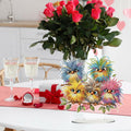 DIY Tabletop Diamond Art Kit Bird Crystal Cross Flower Painting Craft Kit