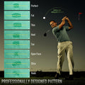 GAIARENA Golf Hitting Mat Swing Path Feedback Outdoor Training Mat Accessories