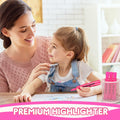 Qilery Highlighters 30 Pack Pink Tank Style Chisel Tip Quick Dry Markers