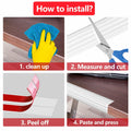 Yonilarey Wall Corner Protector 1.6x10.5ft Flexible Self Adhesive Trim