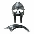 Cosmic Chameleon Spartan Helmet Men's Silver Medieval Armour King Leonidas