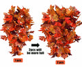 RECUTMS 2Pcs Artificial Autumn Maple Leaves Garland 2.5FT Fall Decor