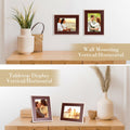 QUTREY Kids 5x7 Photo Frames Set of 4 Assorted Colors Tabletop Wall