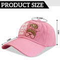 New Mom Hat Mothers Gifts Funny Pink Embroidered Adjustable Cotton Baseball Cap