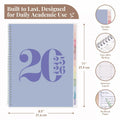 Rileys Academic Planner 2025-2026 Daily Weekly Monthly 8.5x11 Blue