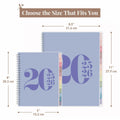 Rileys Academic Planner 2025-2026 Daily Weekly Monthly 8.5x11 Blue