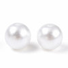 DanLingJewelry 1000pcs 10mm White Plastic Pearl Round Loose Beads